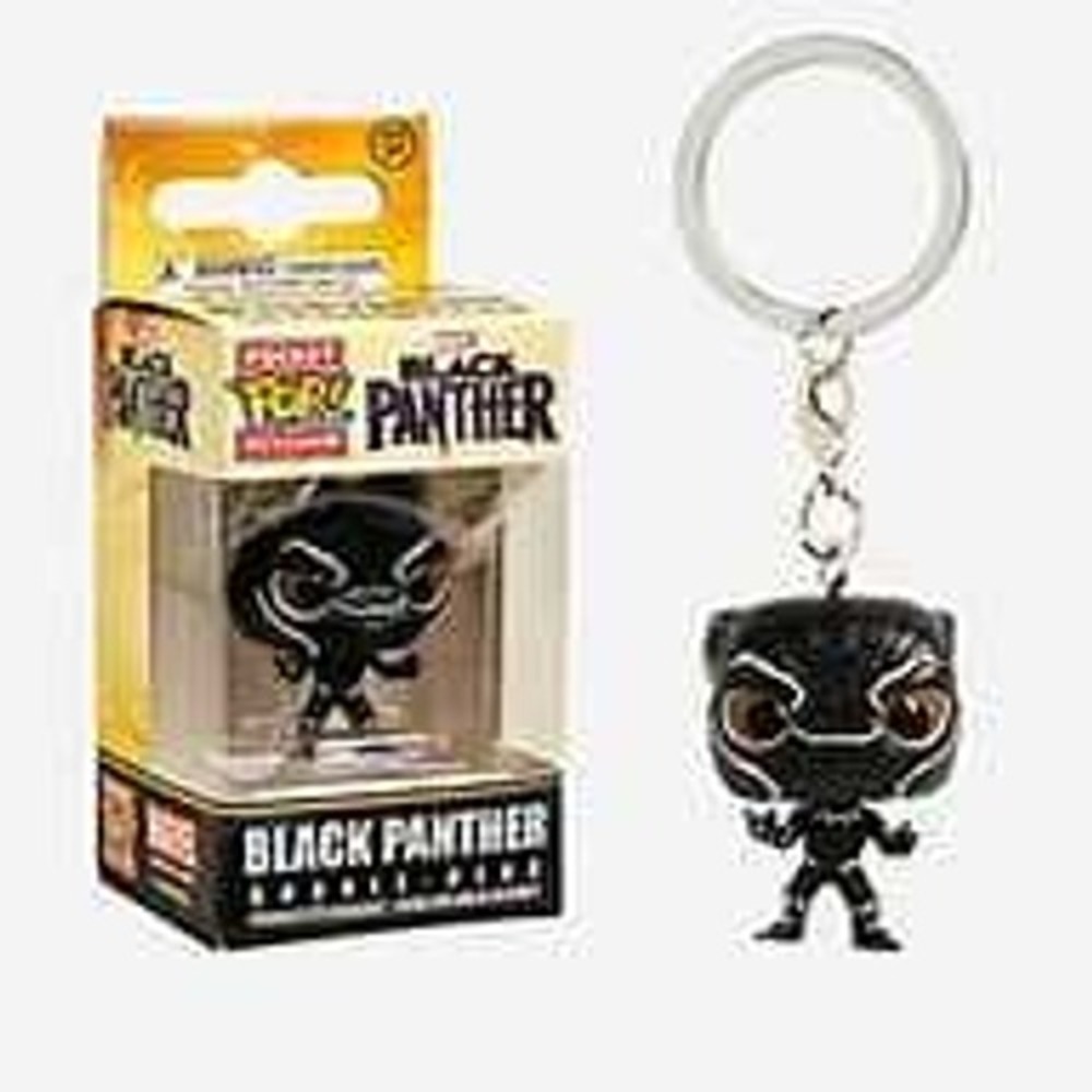 Funko Pocket Pop Keychain Marvel Black Panther OS Black New Bobble-Head Figure